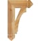 Ekena Millwork Imperial Arts & Crafts Rough Sawn Bracket, Western Red Cedar, 4"W x 14"D x 22"H BKT04X14X22IMP03RWR - alternate 3
